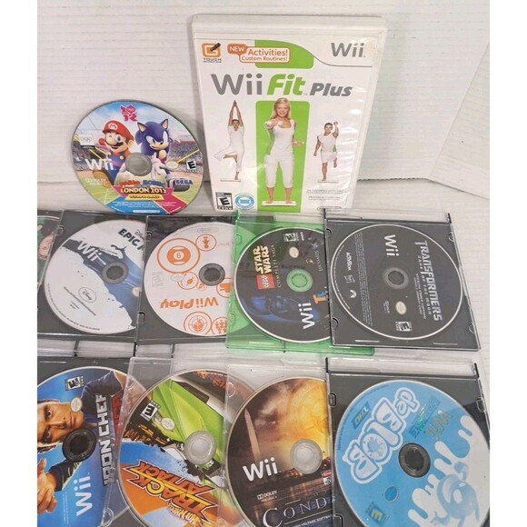 Lot of 20 Nintendo Wii Video Games Disc Only Mario Disney Transformers TMNT READ - Picture 3 of 5